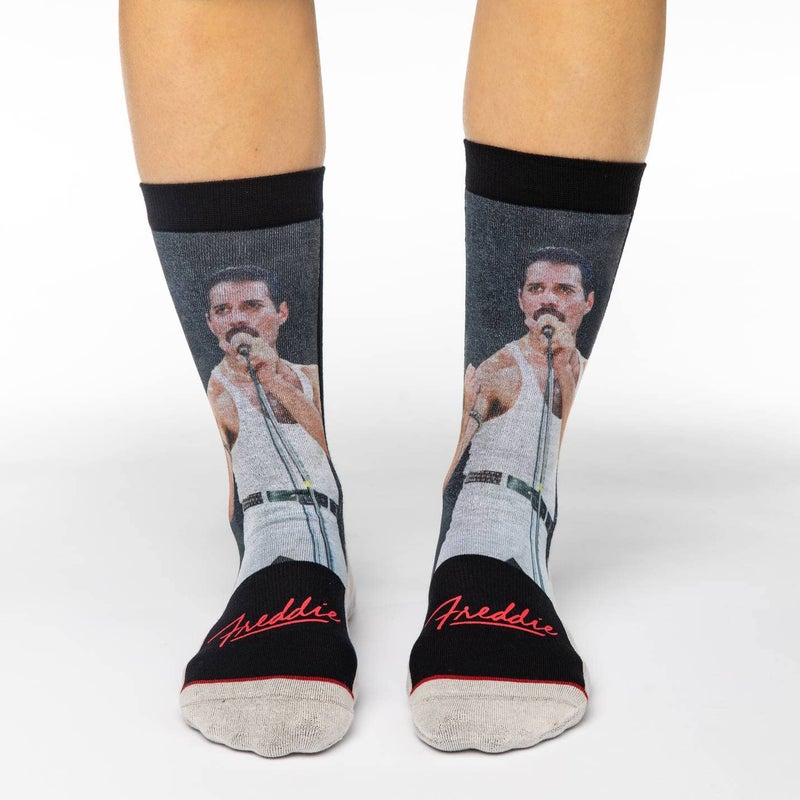 Good Luck Sock Women's Freddie, At Live Aid Socks, Adult, Shoe Size 5-9 - Image 3
